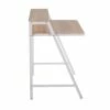 2 Tier Steel Office Desk - LumiSource White/natural -Outlet Desks Store unnamed file 4582