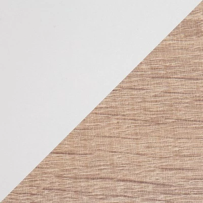 2 Tier Steel Office Desk - LumiSource White/natural 8 2 Tier Steel Office Desk - LumiSource White/natural - Image 6