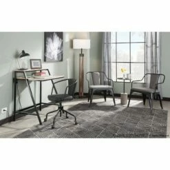 2 Tier Steel Office Desk - LumiSource White/natural 20 2 Tier Steel Office Desk - LumiSource White/natural -Outlet Desks Store unnamed file 4588