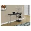 Top Computer Desk Metal - EveryRoom Silver
