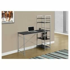 Top Computer Desk Metal - EveryRoom Silver