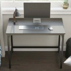 Delle Industrial Metal Desk  - Brookside Home Gray -Outlet Desks Store unnamed file 4647