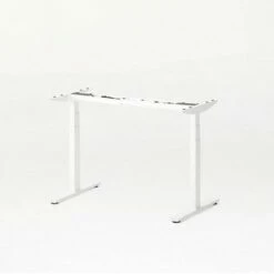 Premium Height Adjustable Standing Desk Dual Motor Frame and Matte Top - Autonomous White/black