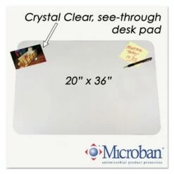 Artistic KrystalView Desk Pad with Microban 36 x 20 Clear 6060MS