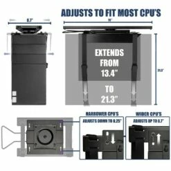 Mount-It! Under Desk CPU Strap Mount (MI-7154) -Outlet Desks Store unnamed file 4796