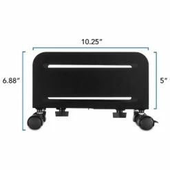 Mount-It! Metal CPU Stand with Four Casters Black (MI-7153) -Outlet Desks Store unnamed file 4809