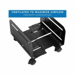 Mount-It! Metal CPU Stand with Four Casters Black (MI-7153) -Outlet Desks Store unnamed file 4811