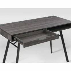 Auston Wood Grain Desk - CorLiving Gray -Outlet Desks Store unnamed file 4851