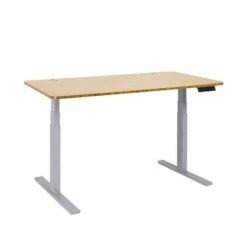 Premium Height Adjustable Standing Desk Dual Motor Frame - Autonomous Gray/walnut -Outlet Desks Store unnamed file 4876