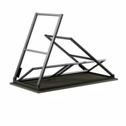 Delia Folding Metal Desk - Brookside Home Oak