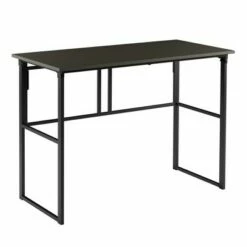 Delia Folding Metal Desk  - Brookside Home Oak -Outlet Desks Store unnamed file 4912