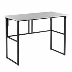 Delia Folding Metal Desk  - Brookside Home Oak -Outlet Desks Store unnamed file 4914