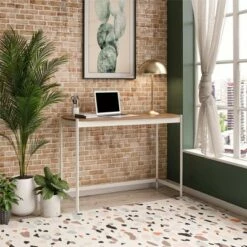 Tallulah Desk - Novogratz Walnut/gunmetal Gray -Outlet Desks Store unnamed file 4939