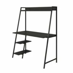 Bushwick Ladder Desk - Novogratz Black/black -Outlet Desks Store unnamed file 4987