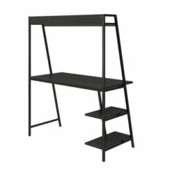 Bushwick Ladder Desk - Novogratz Black/black -Outlet Desks Store unnamed file 4988