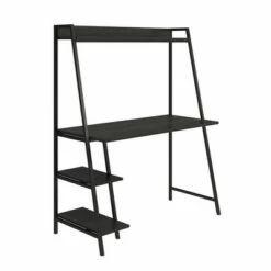 Bushwick Ladder Desk - Novogratz Black/black -Outlet Desks Store unnamed file 4990