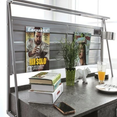 Latham Writing Desk Silver - miBasics 9 Latham Writing Desk Silver - miBasics - Image 7