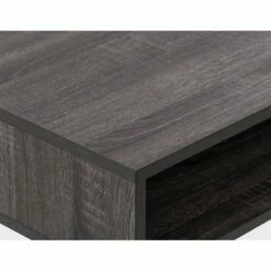 Auston Single Drawer Wood Grain Desk Gray - CorLiving -Outlet Desks Store unnamed file 5043