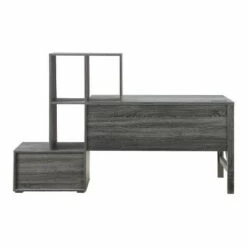 Senda Multi Storage Desk - HOMES: Inside + Out Distressed Gray 16 Senda Multi Storage Desk - HOMES: Inside + Out Distressed Gray -Outlet Desks Store unnamed file 5051