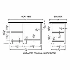 Pomona Metal and Solid Wood Desk - Alaterre Furniture -Outlet Desks Store unnamed file 5063