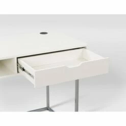 Auston Single Drawer Desk White - CorLiving 17 Auston Single Drawer Desk White - CorLiving -Outlet Desks Store unnamed file 5089