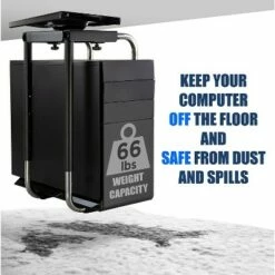 Mount-It! Heavy Duty Under Desk CPU Mount (MI-7155) -Outlet Desks Store unnamed file 5099