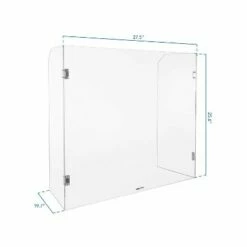 Mount-It! Freestanding Sneeze Guard 25.6"H x 27.5"W Clear Plexiglass MI-9012 -Outlet Desks Store unnamed file 5114