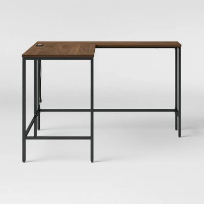 Loring Wood L Shaped Writing Desk - Project 62™ Walnut 3 Loring Wood L Shaped Writing Desk - Project 62™ Walnut - Image 2