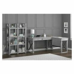 Hathaway L-Shaped Desk with Lift Top Rustic White - Room & Joy -Outlet Desks Store unnamed file 5192