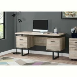 Monarch Specialties Computer Desk with Drawers, Contemporary Style, Home & Office Computer Desk with Metal Legs, 60" L -Outlet Desks Store unnamed file 525