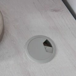 Ghally Locking Drawer L-Shape Desk with USB Ports White Oak - miBasics -Outlet Desks Store unnamed file 5259