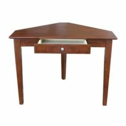 Whitewood Industries Corner Computer Desk - International Concepts Unfinished