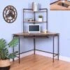 Norda Corner Desk with USB Port Sand Black/Light Pure Copper - miBasics -Outlet Desks Store unnamed file 5334