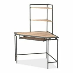 Norda Corner Desk with USB Port Sand Black/Light Pure Copper - miBasics 12 Norda Corner Desk with USB Port Sand Black/Light Pure Copper - miBasics -Outlet Desks Store unnamed file 5338