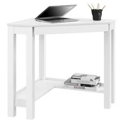 George Corner Desk White - Room & Joy 3 George Corner Desk White - Room & Joy