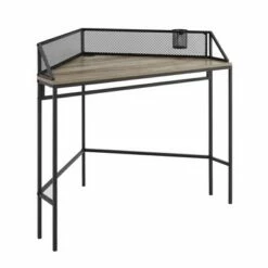 Urban Industrial Corner Desk with Pen Storage - Saracina Home Gray Wash 17 Urban Industrial Corner Desk with Pen Storage - Saracina Home Gray Wash -Outlet Desks Store unnamed file 5353
