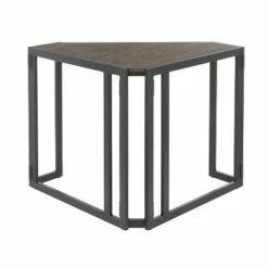 Roman Industrial Corner Desk - LumiSource Black/espresso 16 Roman Industrial Corner Desk - LumiSource Black/espresso -Outlet Desks Store unnamed file 5356