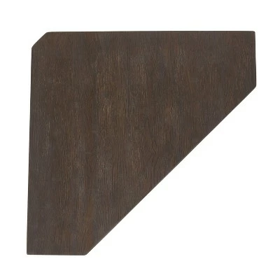 Roman Industrial Corner Desk - LumiSource Black/espresso 8 Roman Industrial Corner Desk - LumiSource Black/espresso - Image 6