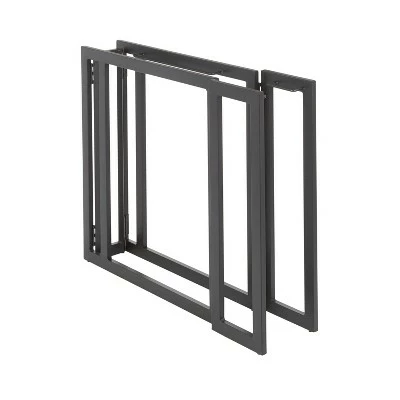 Roman Industrial Corner Desk - LumiSource Black/espresso 10 Roman Industrial Corner Desk - LumiSource Black/espresso - Image 8