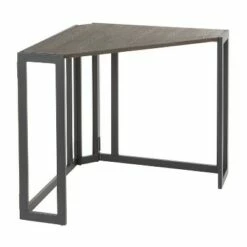 Roman Industrial Corner Desk - LumiSource Black/espresso 24 Roman Industrial Corner Desk - LumiSource Black/espresso -Outlet Desks Store unnamed file 5364