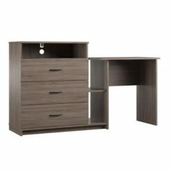Devlin 3 in 1 Media Dresser and Desk Combo - Room & Joy Gray Oak -Outlet Desks Store unnamed file 538