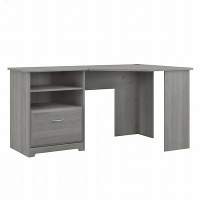 Cabot 60W Corner Desk with Storage - Bush Furniture Natural Maple 18 Cabot 60W Corner Desk with Storage - Bush Furniture Natural Maple - Image 16