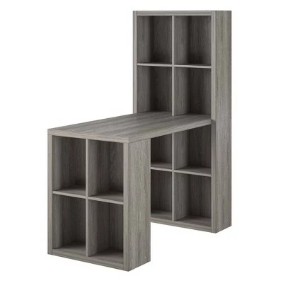 Room & Joy Venice Grove Hobby Craft Desk Gray Oak - Room & Joy 4 Room & Joy Venice Grove Hobby Craft Desk Gray Oak - Room & Joy - Image 3