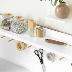 Crea Craft Table Wth Hutch Pure White - South Shore -Outlet Desks Store unnamed file 5574