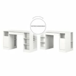 Crea Craft Table - Pure White - South Shore -Outlet Desks Store unnamed file 5580