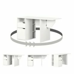 Crea Expandable Craft Table White - South Shore -Outlet Desks Store unnamed file 5597