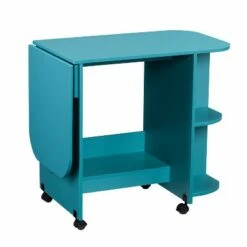 Expandable Rolling Sewing Table/Craft Station - Aiden Lane Farmhouse Red -Outlet Desks Store unnamed file 5609