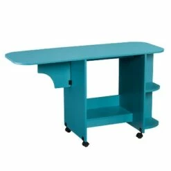 Expandable Rolling Sewing Table/Craft Station - Aiden Lane Farmhouse Red -Outlet Desks Store unnamed file 5612