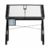 Canvas & Color Adjustable Craft Station Black/Clear Glass - Studio Designs -Outlet Desks Store unnamed file 5690