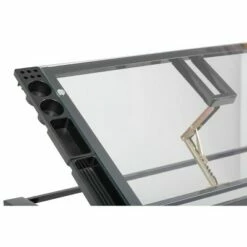 Canvas & Color Adjustable Craft Station Black/Clear Glass - Studio Designs -Outlet Desks Store unnamed file 5695